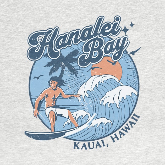 1970s Vintage Surfing Hanalei Bay, Kauai' Hawaii Retro Sunset // Old School Surfer // Surf Hawaii by Now Boarding